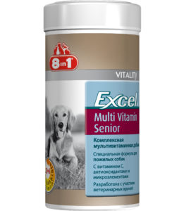 витамины для пожилых собак ексель