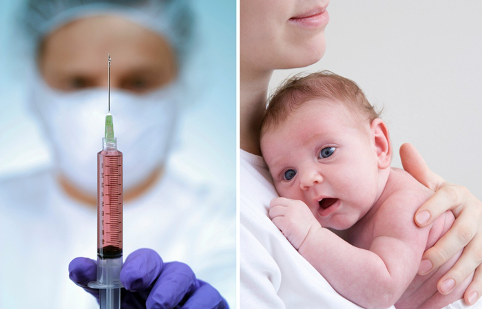 Какие прививки делают новорождённому до года?