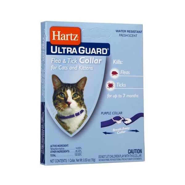 Ошейники Hartz от блох для котов