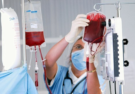 Переливание крови при гангрене