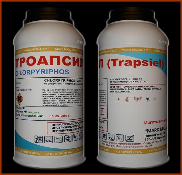 Троапсил - средство для профилактики появления ос в доме
